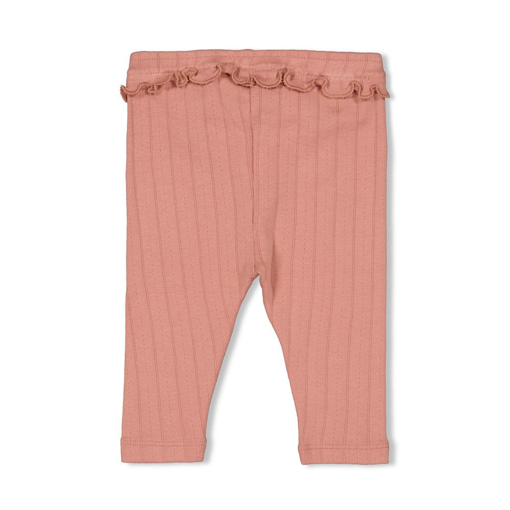 Feetje Baby Mädchen Gerippte Legging Pointelle - Woodland Bloom 52202403