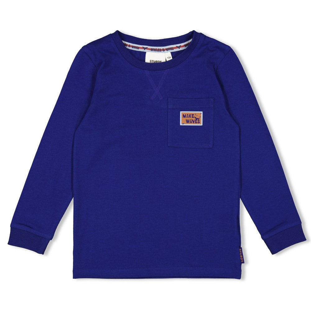 Sturdy Jungs Longsleeve - Waves and Whales 71600637