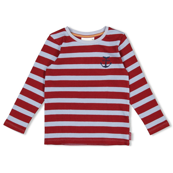 Sturdy Jungs Gerippte Longsleeve Ringel - Waves and Whales 71600639