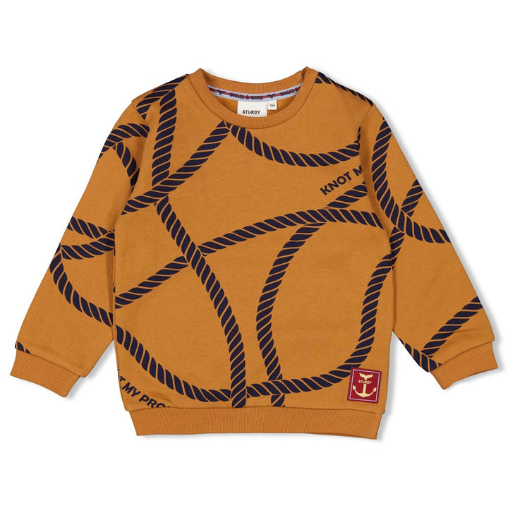Sturdy Jungs Sweater AOP - Waves and Whales 71600645