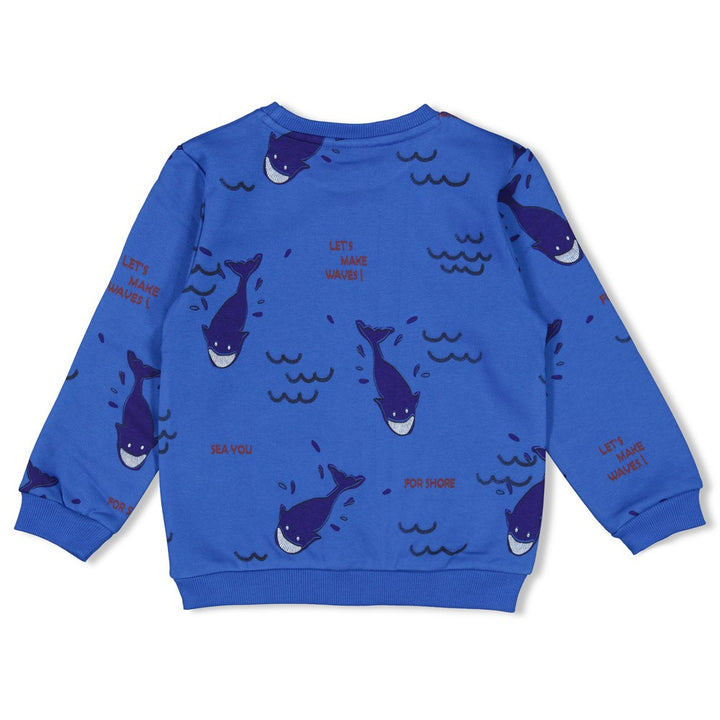 Sturdy Jungs Sweater AOP - Waves and Whales 71600646