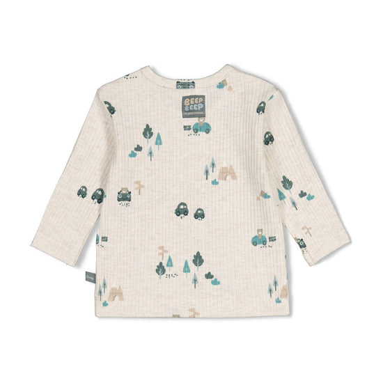 Feetje Baby-Jungen Langarmshirt 51602828 – natur melange