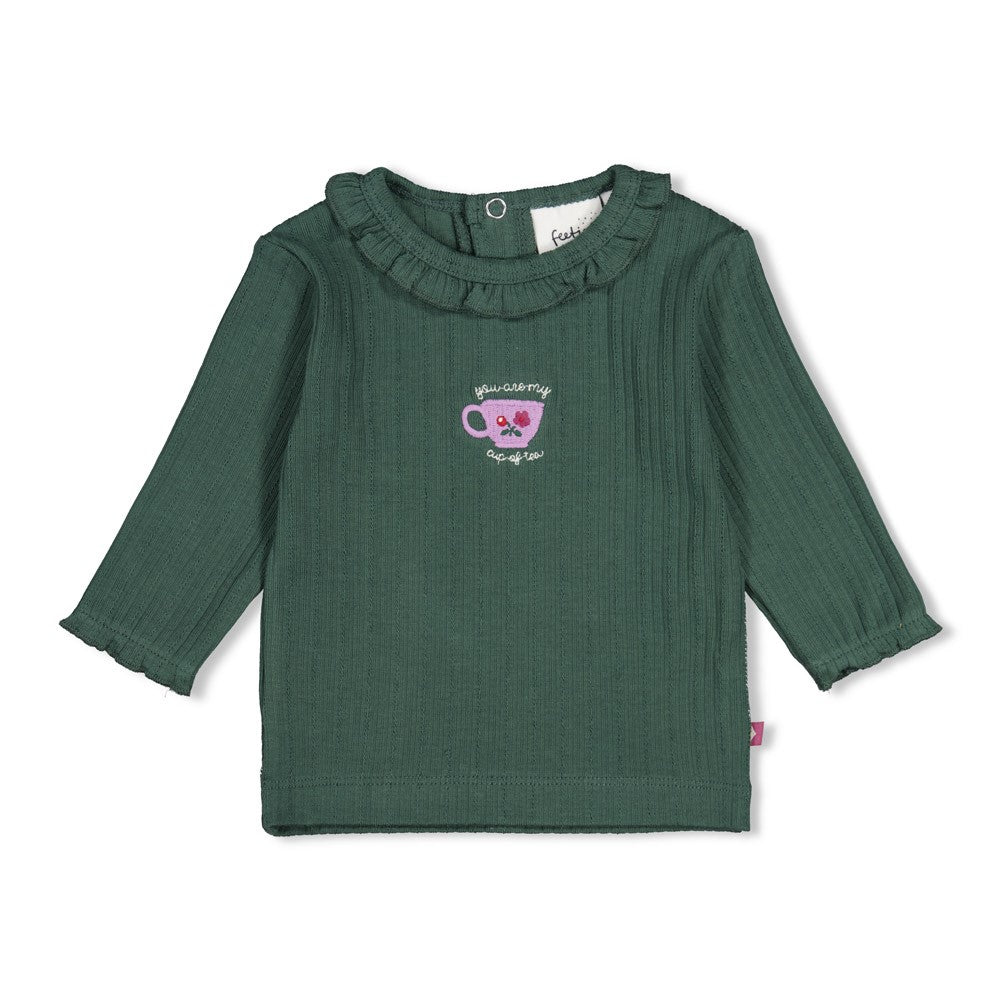 Feetje Baby-Mädchen Langarmshirt 51602824 – grün
