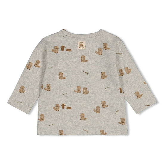 Feetje Baby-Mädchen Langarmshirt 51602779 – grau melange