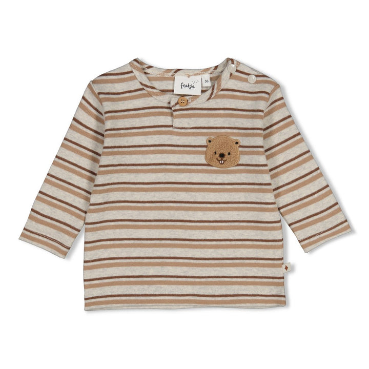Feetje Baby-Mädchen Langarmshirt 51602783 – grau melange