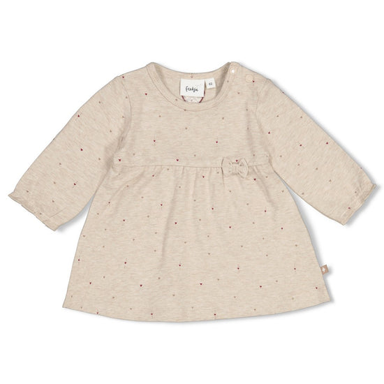 Feetje Baby-Mädchen Kleid 51400600 – taupe melange