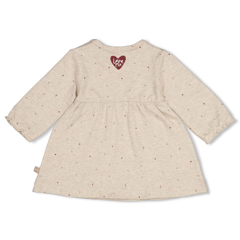 Feetje Baby-Mädchen Kleid 51400600 – taupe melange