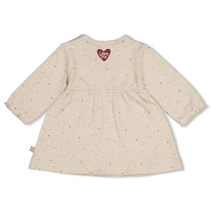 Feetje Baby-Mädchen Kleid 51400600 – taupe melange