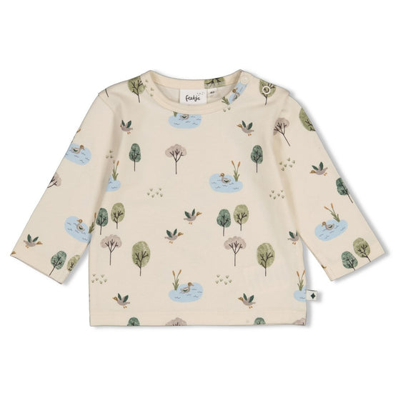 Feetje Baby-Jungen Langarmshirt 51602836 – natur