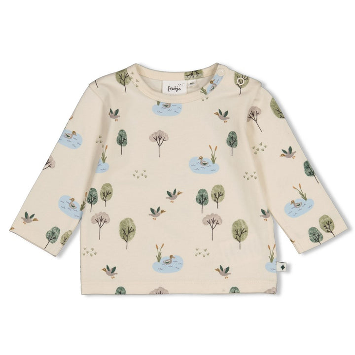 Feetje Baby-Jungen Langarmshirt 51602836 – natur
