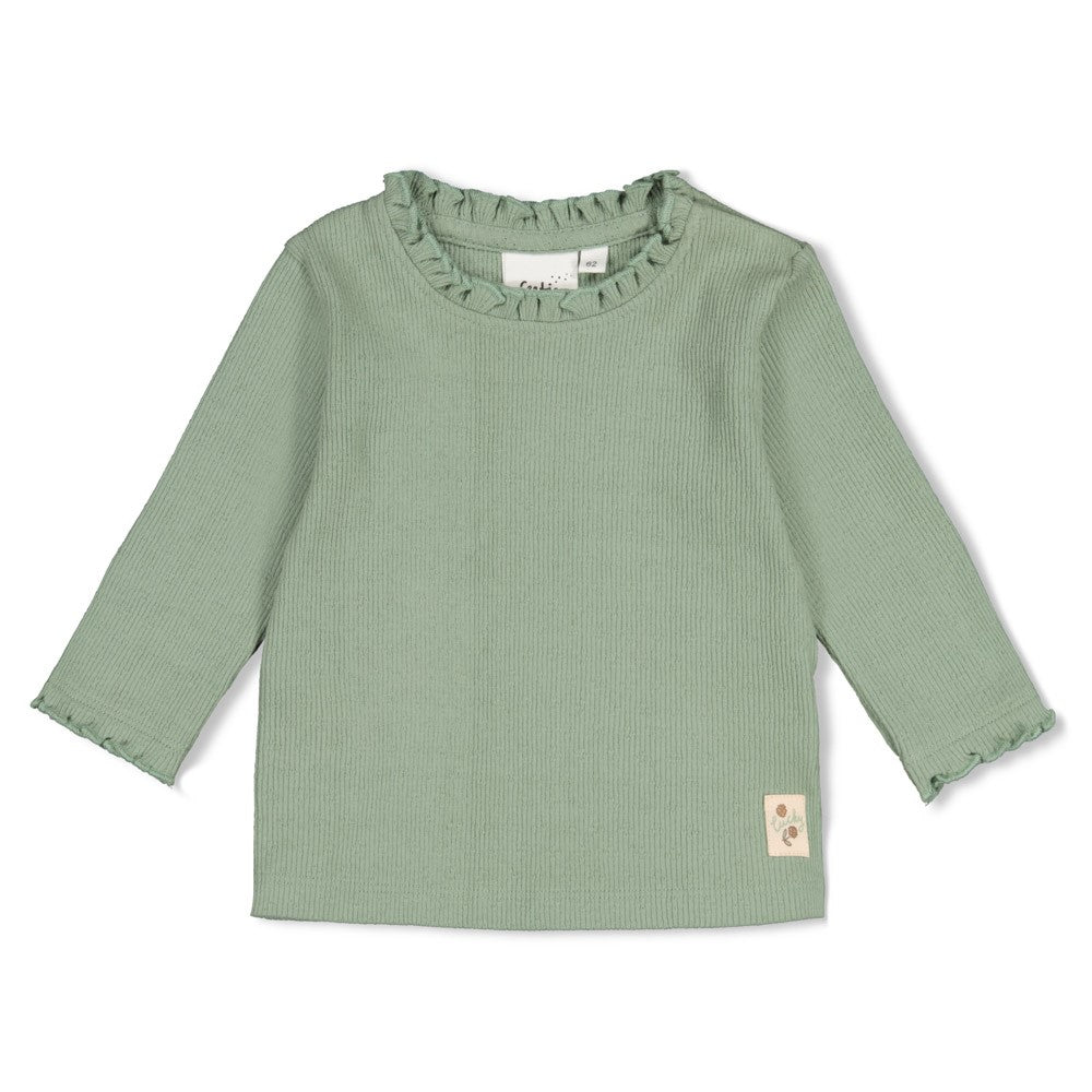 Feetje Baby-Mädchen Langarmshirt 51602891 – jade grün