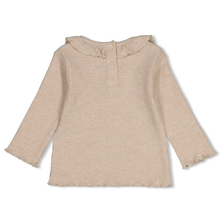Feetje Baby-Mädchen Langarm Shirt 51602844 – taupe melange