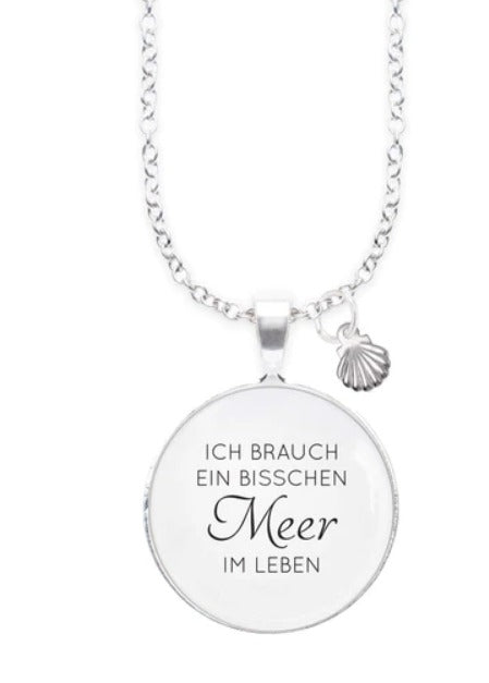 Spruchketten BY LIEBLICHKEITEN mit Charm: ICH BRAUCH EIN BISSCHEN MEER