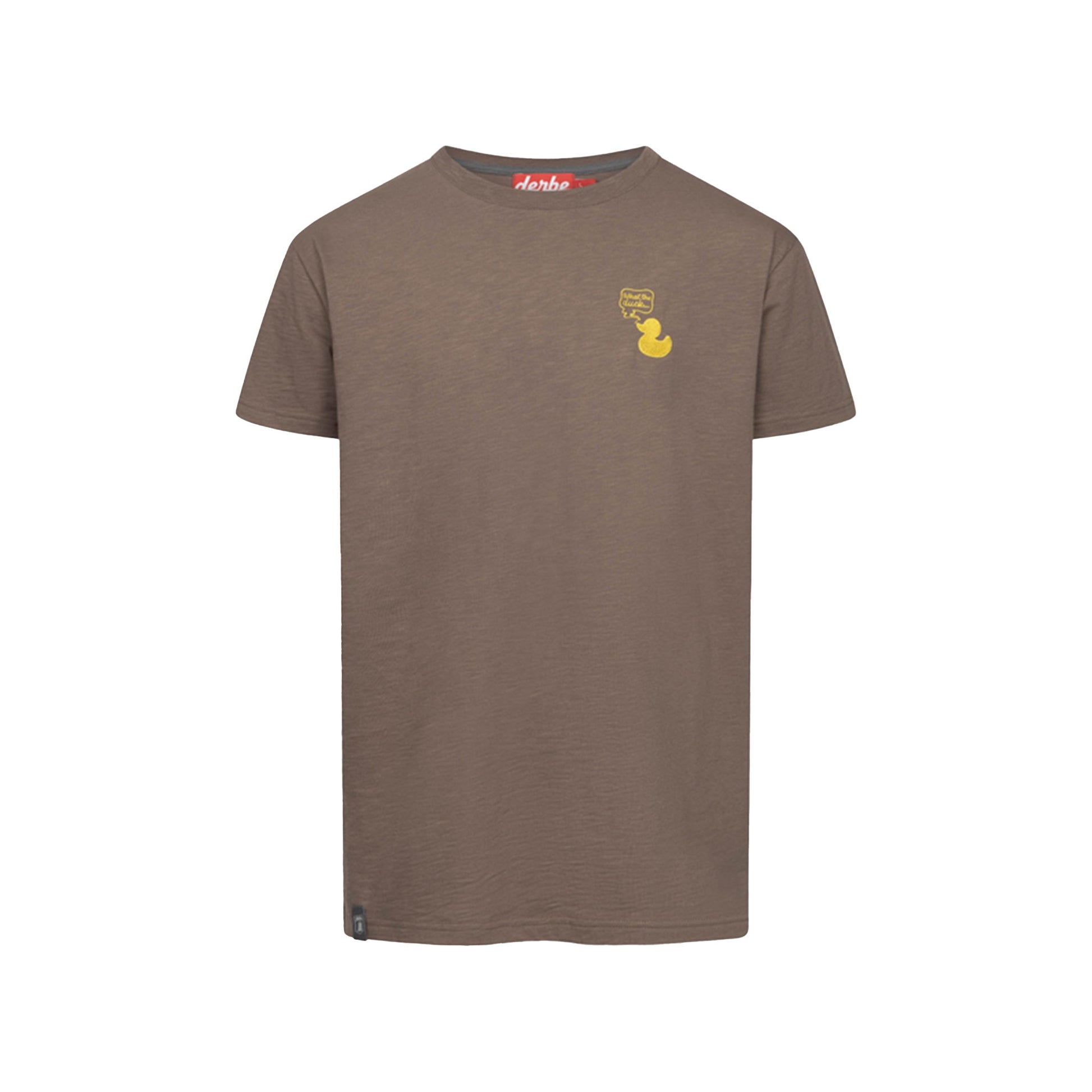 Derbe Herren T-Shirt What the duck – morel