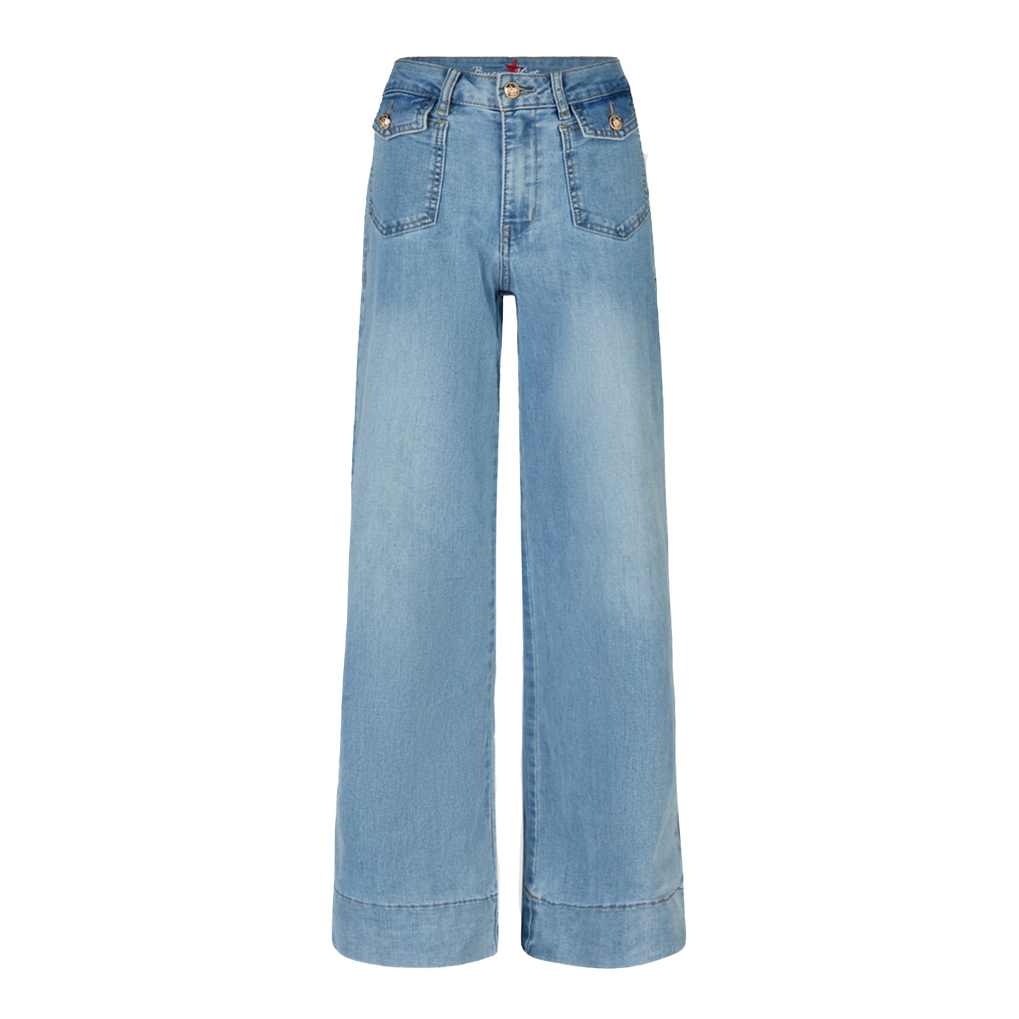 Buena Vista Damen Jeans Wide Leg A stretch denim