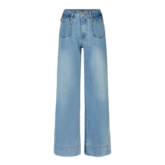 Buena Vista Damen Jeans Wide Leg A stretch denim