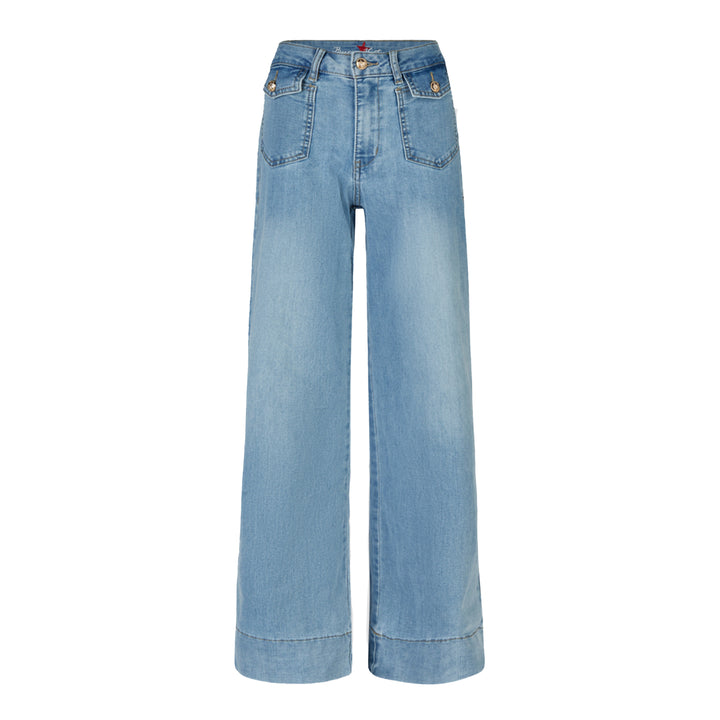Buena Vista Damen Jeans Wide Leg A stretch denim