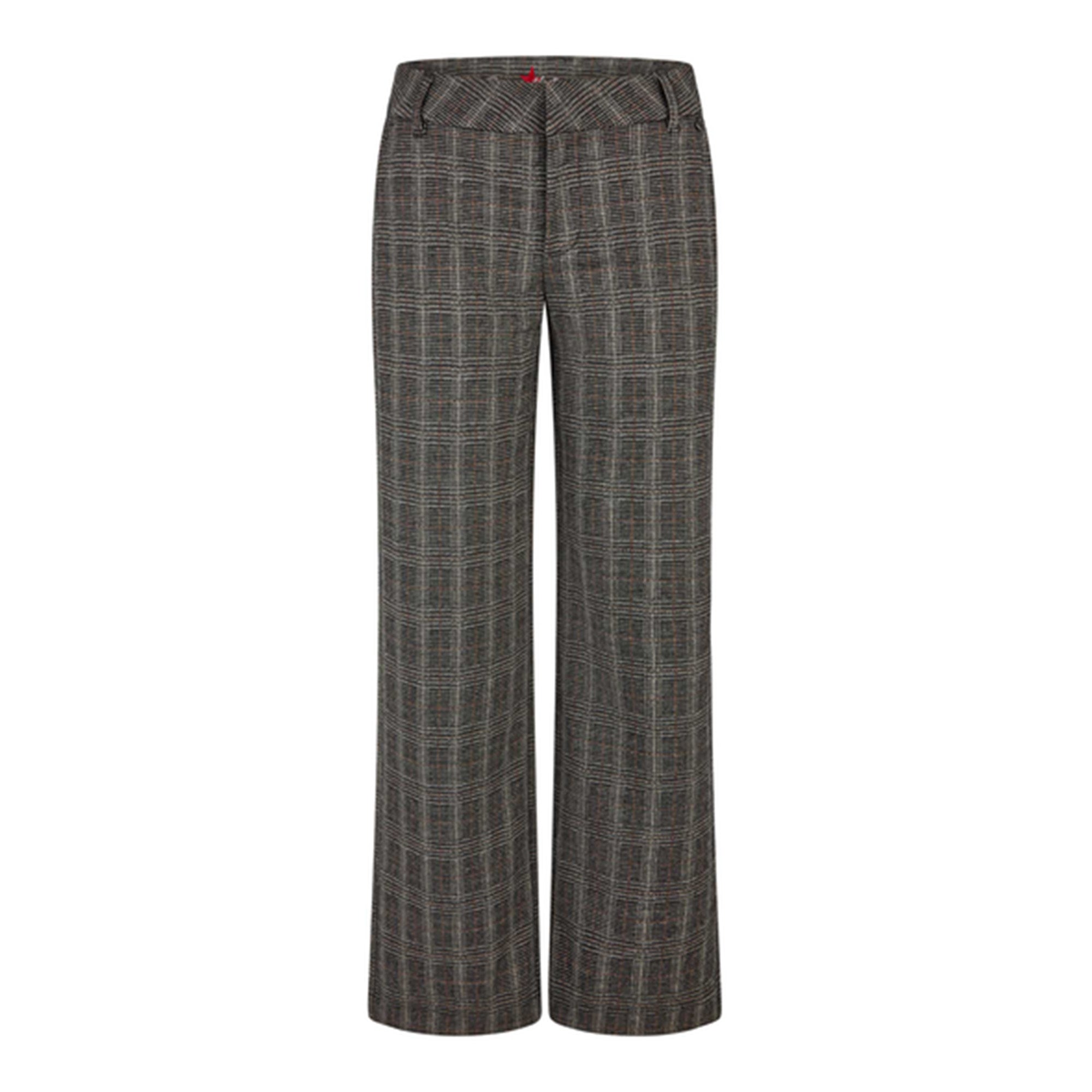 Buena Vista Damen Hose Wide Leg R – brown check