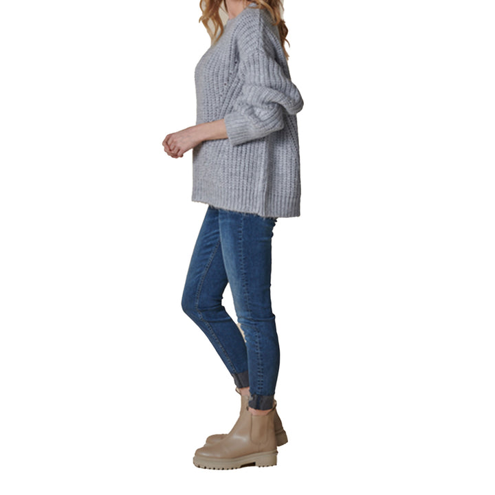 Zhrill Damen Strickpullover ZHBARLA MICRO CHIP