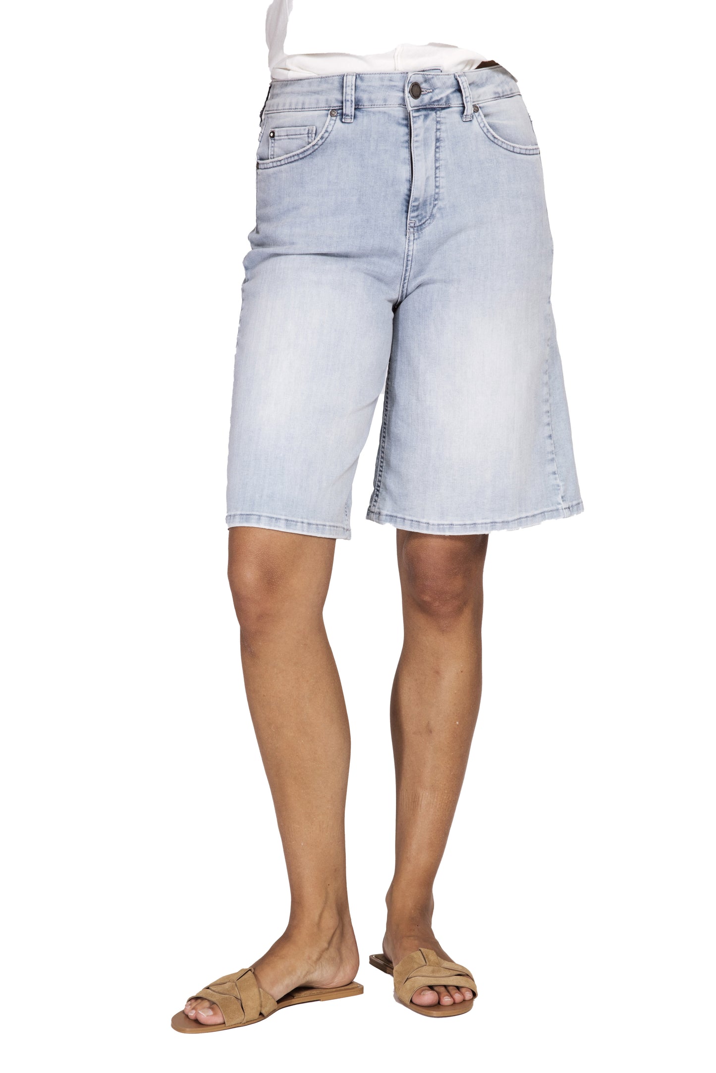Zhrill Damen Jeans-Bermuda ZHDINSA – blue W7563