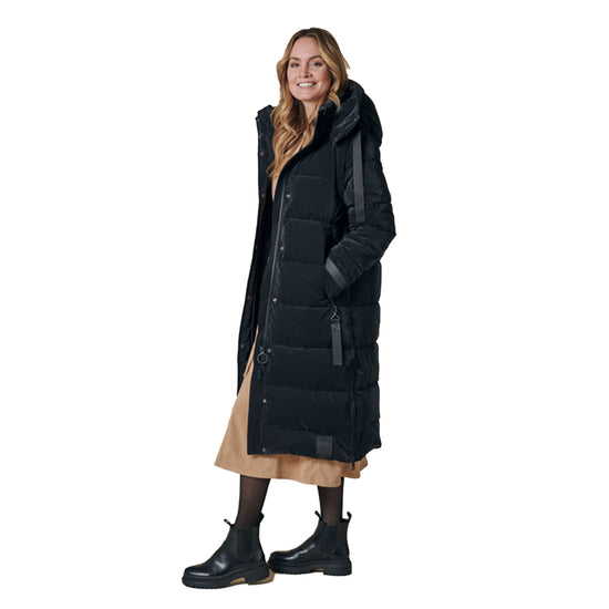 Zhrill Damen Wintermantel-Weste ZHISI MAX METALLIC - jet black