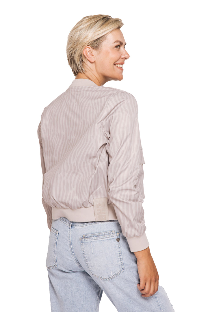 Zhrill Damen Jacke ZHJULIE AOP – sand