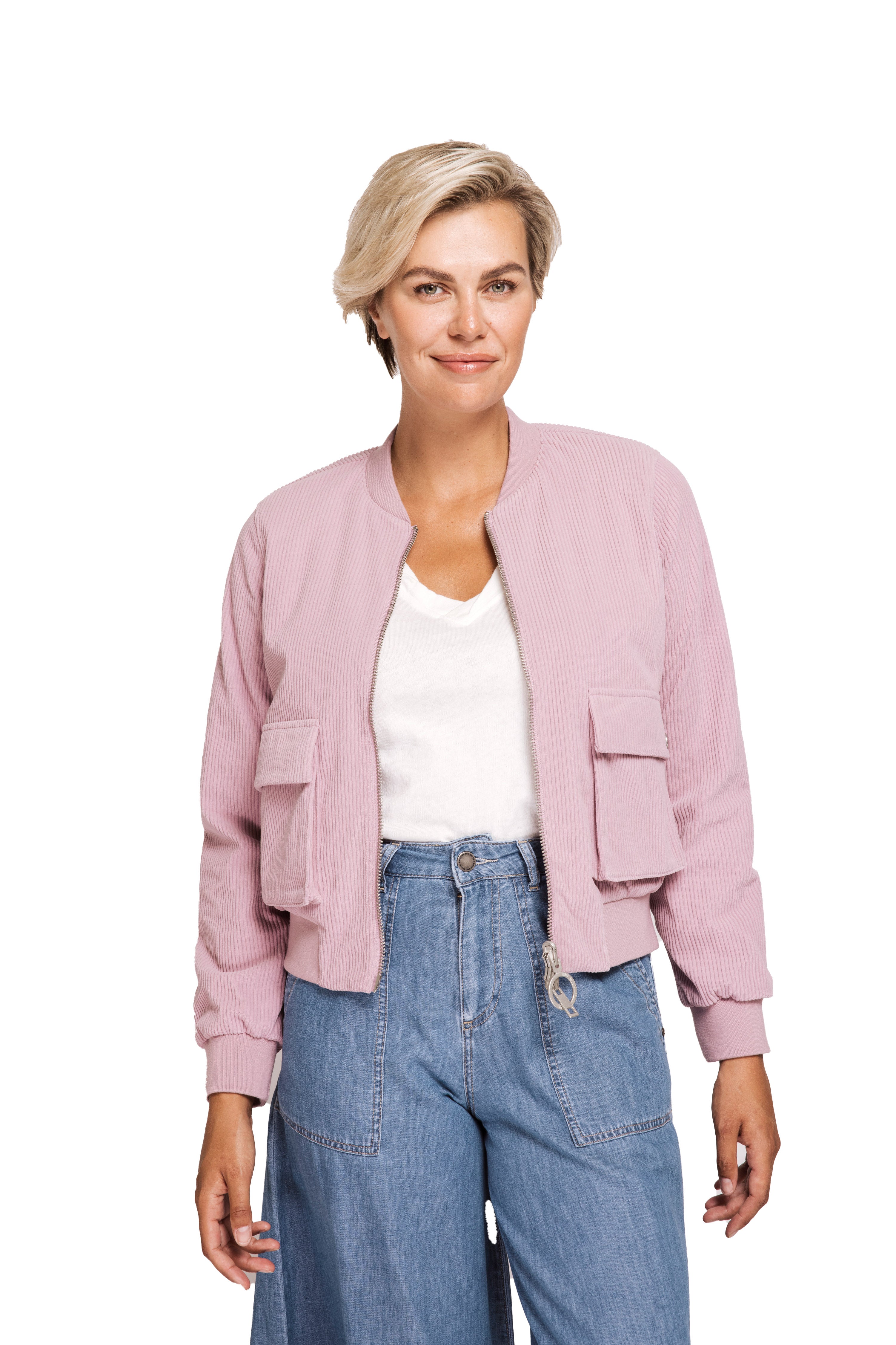 Zhrill Damen Jacke ZHJULIE CORDUROY  – pink
