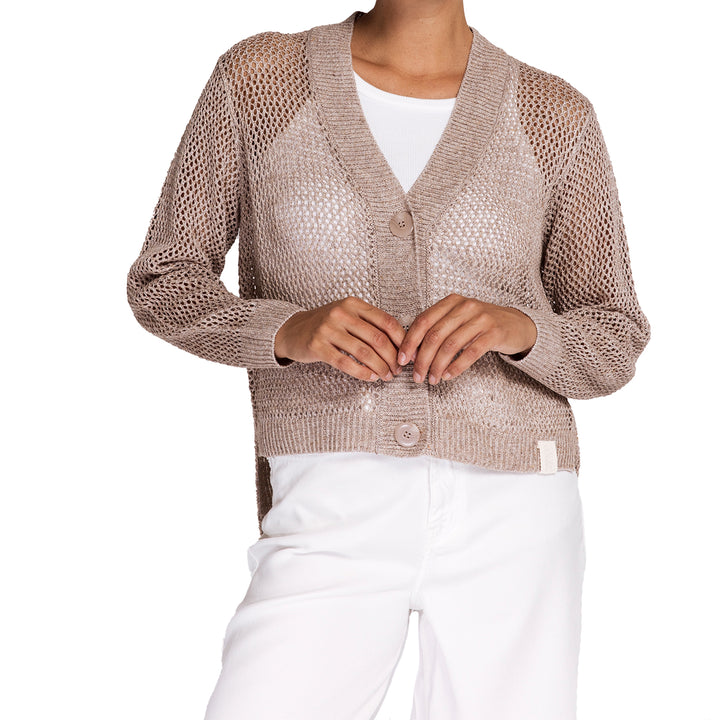 Zhrill Damen Strickjacke ZHKAJA – sand