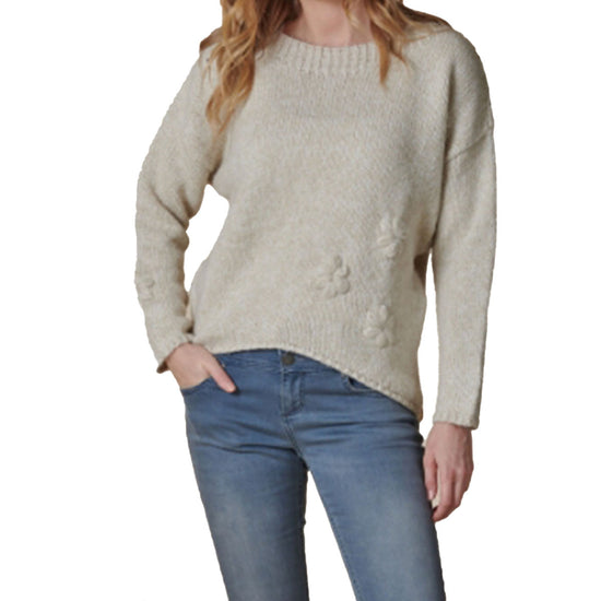 Zhrill Damen Strickpullover ZHNINA FLOWER