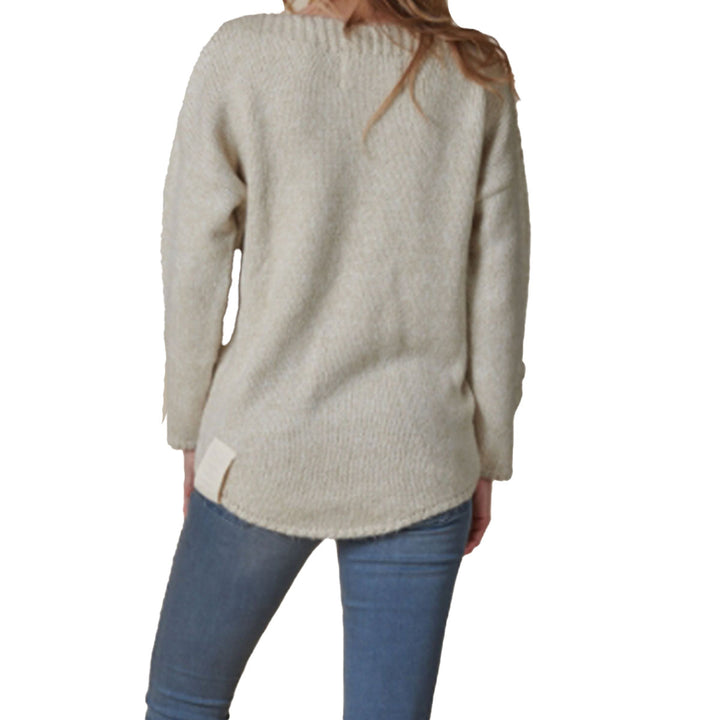 Zhrill Damen Strickpullover ZHNINA FLOWER