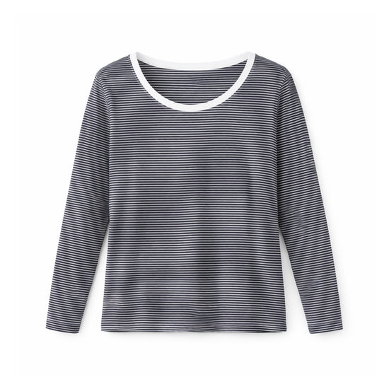 Zhrill Damen T-Shirt ZHRAHEL LS – off white