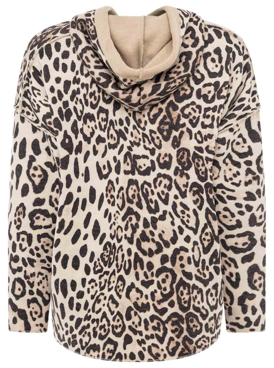 Zwillingsherz Damen Pullover Doubleface Hoodie "Classic Leo"