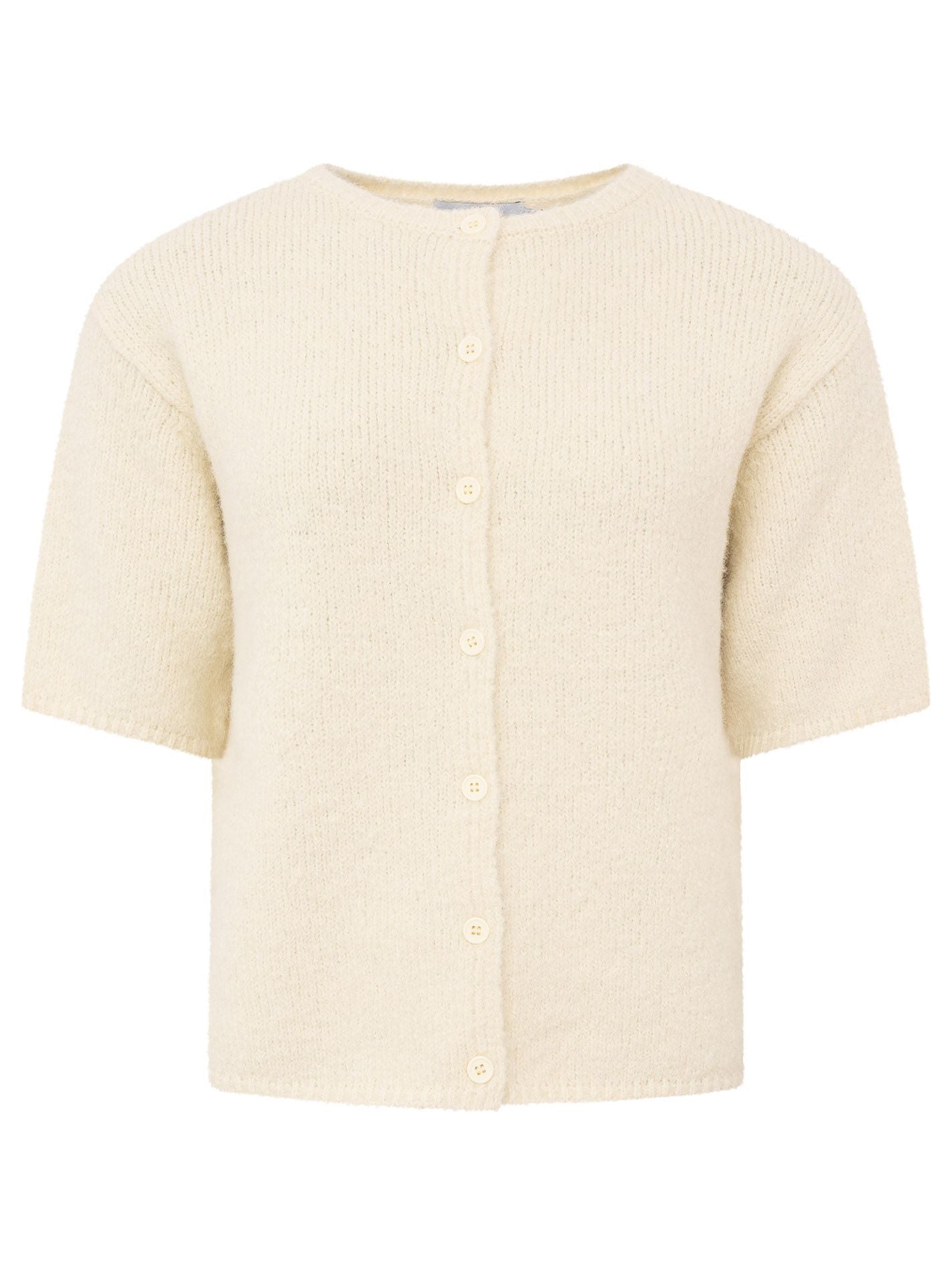 Zwillingsherz Damen Kurzarm Cardigan Cozy