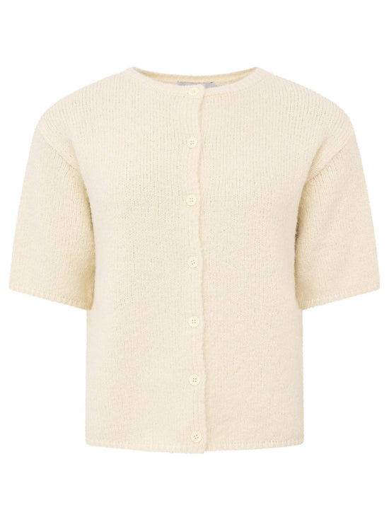 Zwillingsherz Damen Kurzarm Cardigan Cozy