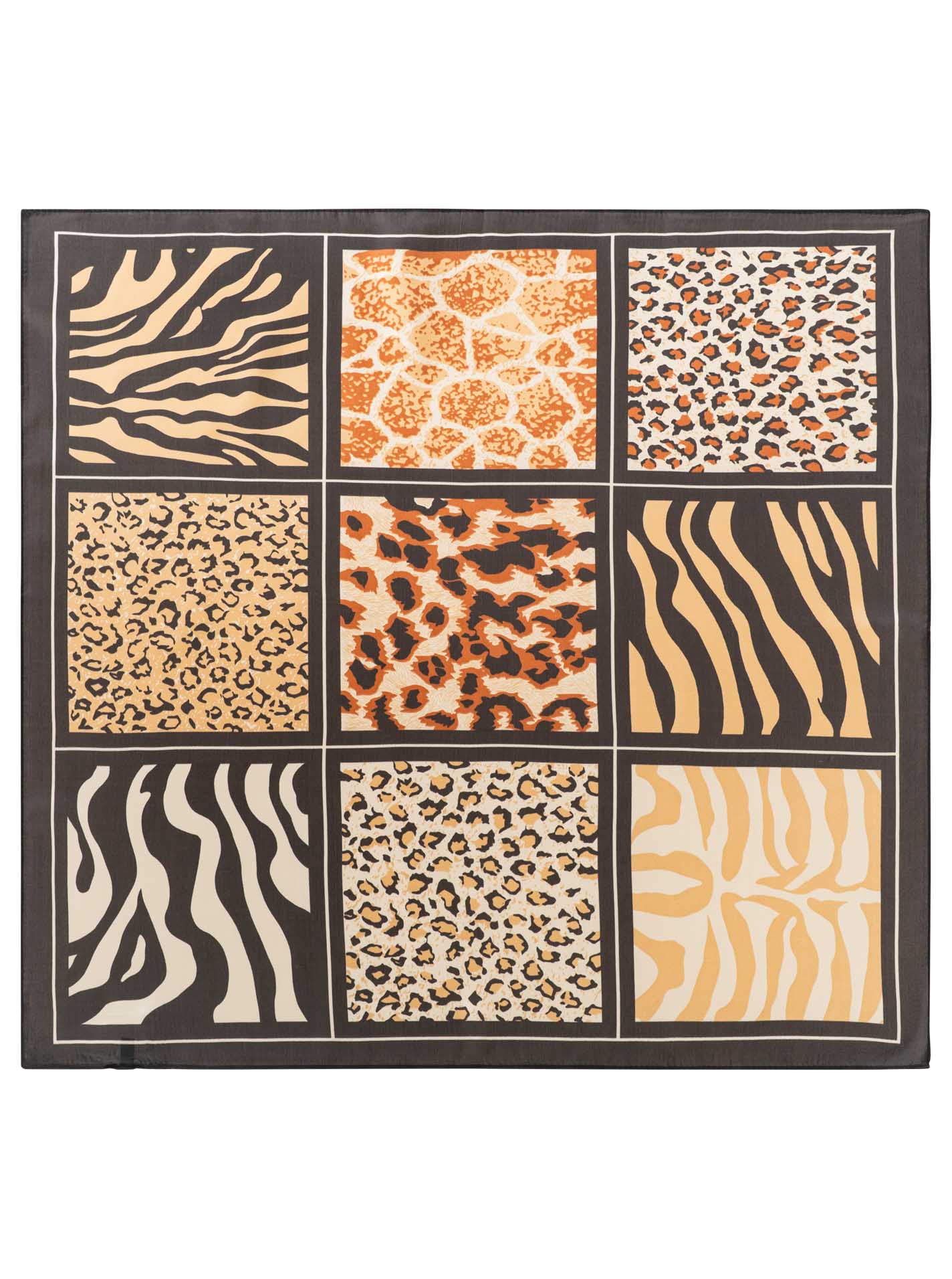Zwillingsherz Damen Nickituch "Multi Animal"