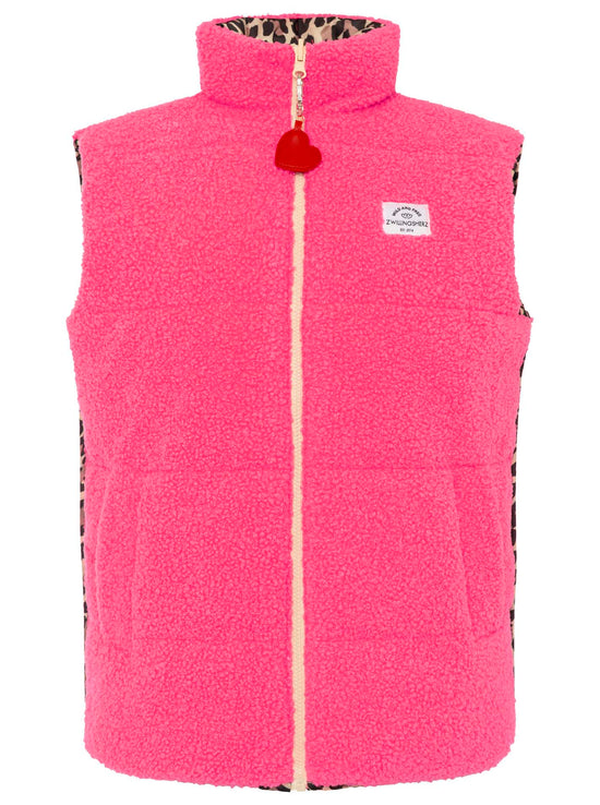 Zwillingsherz Damen Wendeweste "Leo Teddy"