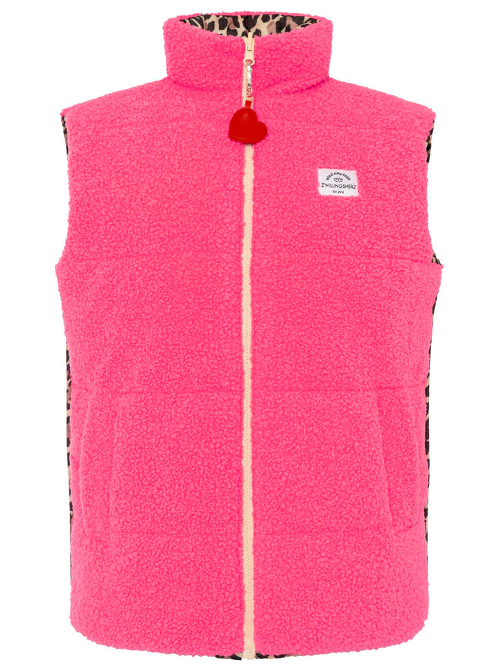 Zwillingsherz Damen Wendeweste "Leo Teddy"