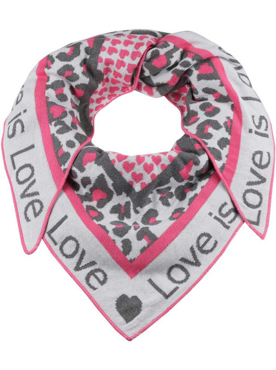 Zwillingsherz Damen Dreieckstuch "Leo & Love II"