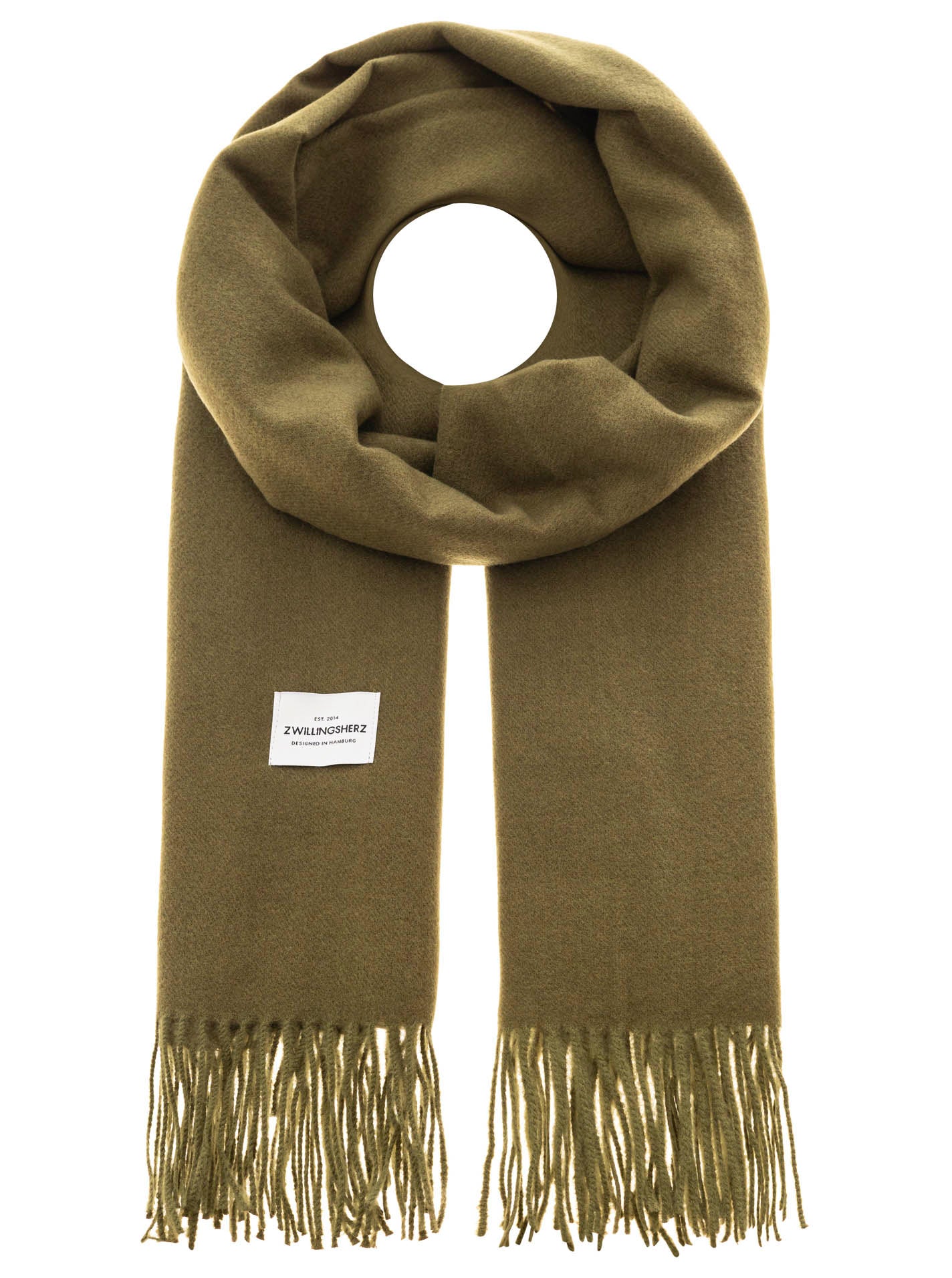 Zwillingsherz Damen Schal "Uni & Franse"