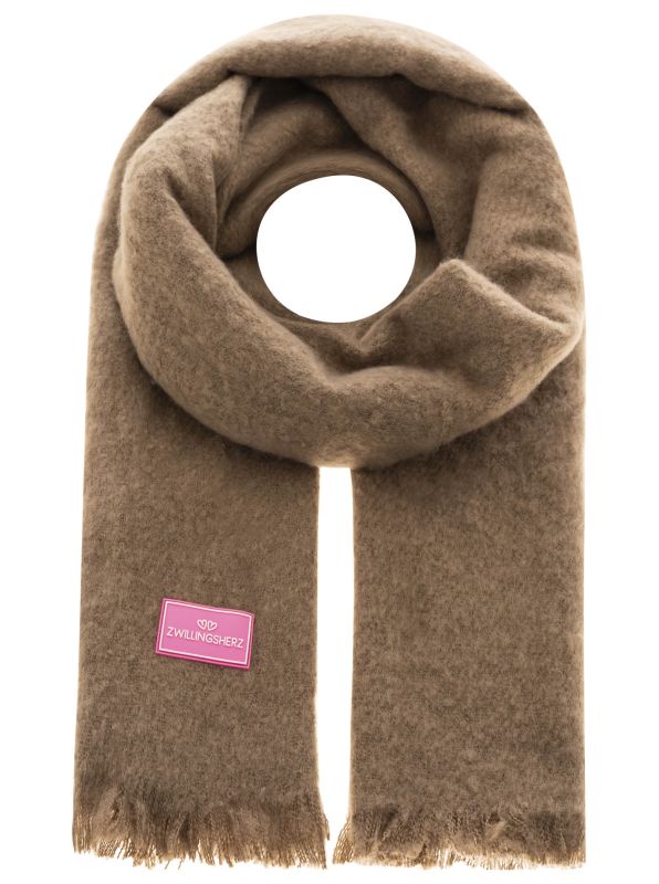 Zwillingsherz Damen Schal "Flauschig"