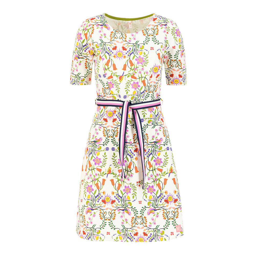 Blutsgeschwister Damen Sweatkleider Cosy Darling feed the budgies