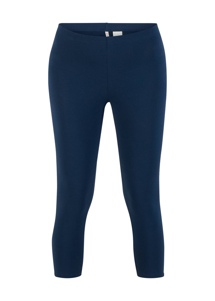 Blutsgeschwister Damen Capri Leggings Cropped Laune Legs dark ultramarine blue