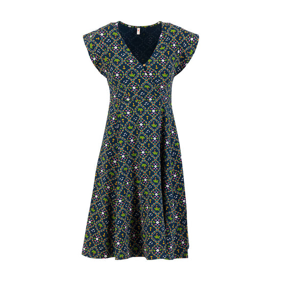 Blutsgeschwister Damen Jerseykleid Daydreaming Cache palms sun and more