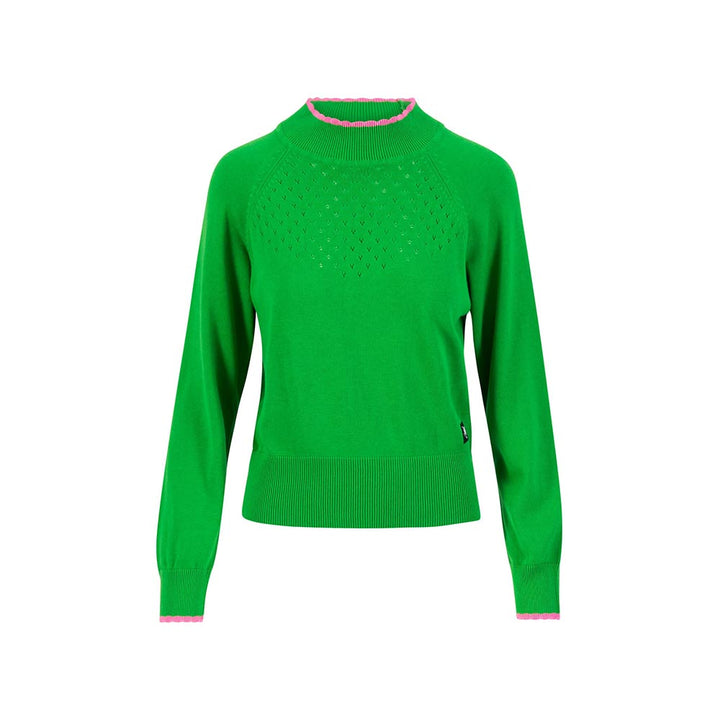 Blutsgeschwister Damen Pullover Delicious Minds little frog green