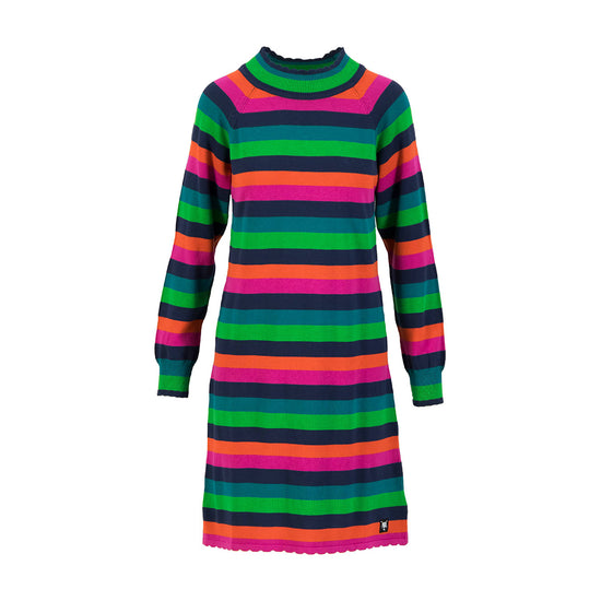 Blutsgeschwister Damen Kleid Strick Deliciously Easy Striped my troublemaker stripe