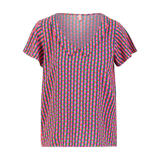 Blutsgeschwister Damen Blusenshirt Feed the Birds interlaced colors
