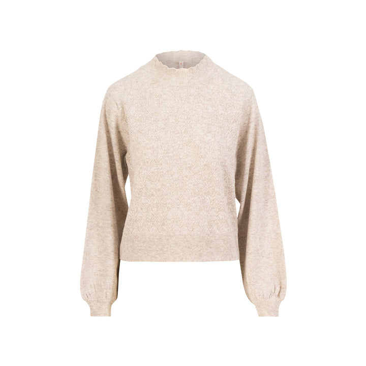 Blutsgeschwister Damen Pullover Feeling Fancy driftwood glow melange beige