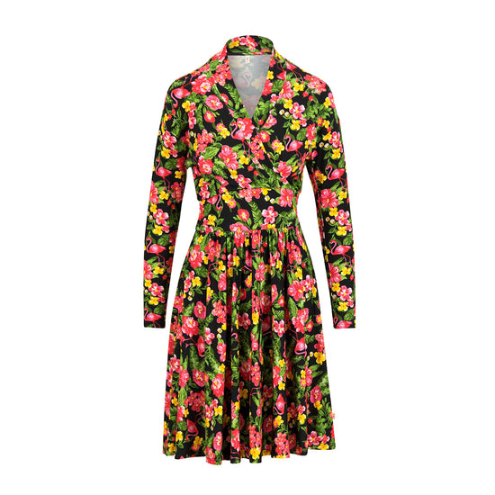 Blutsgeschwister Damen Midi-Kleid La Vie est Belle lovely pokerface