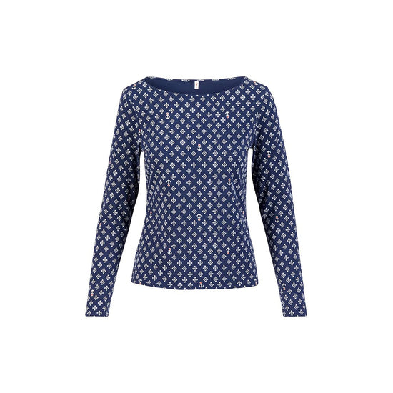 Blutsgeschwister Damen Langarm Shirt Oh Marine cute little anchor