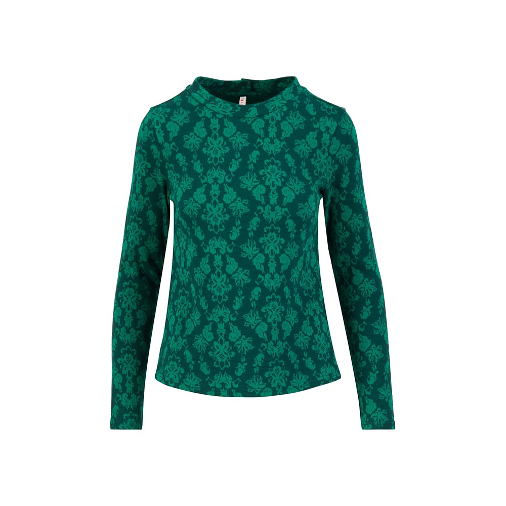 Blutsgeschwister Damen Pullover Safe and Warm Turtle princess tapestry greeny